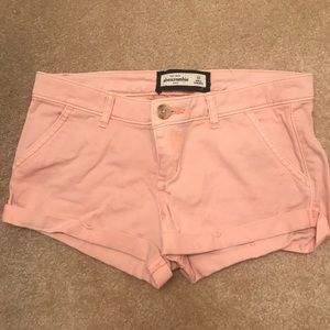 Abercrombie Kids low rise jean shorts